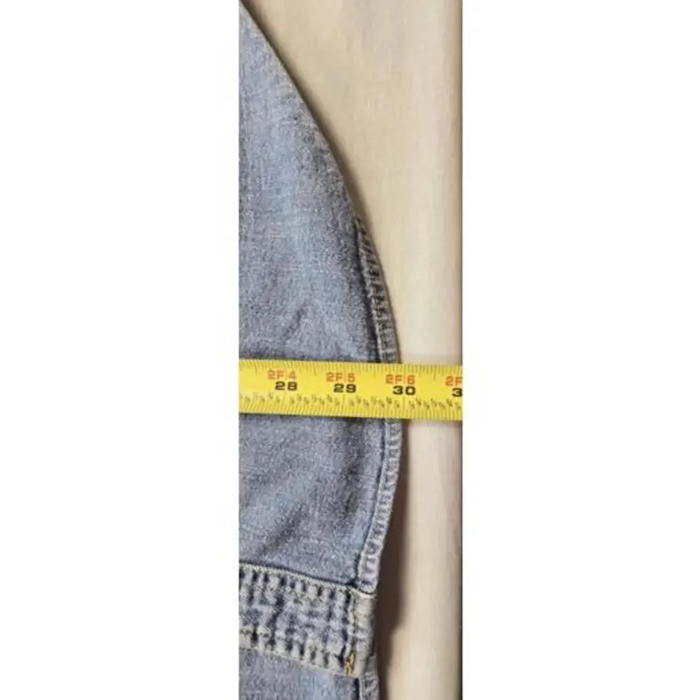 Levis Mens Shirt XLarge Blue Denim Western Vintage Field‎ Work Overshirt Buttons